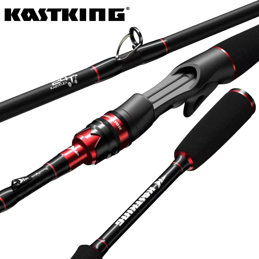 Canne carbone KastKing Max Steel 1.8-2.4m - Canne spinning casting pêche brochet black bass France