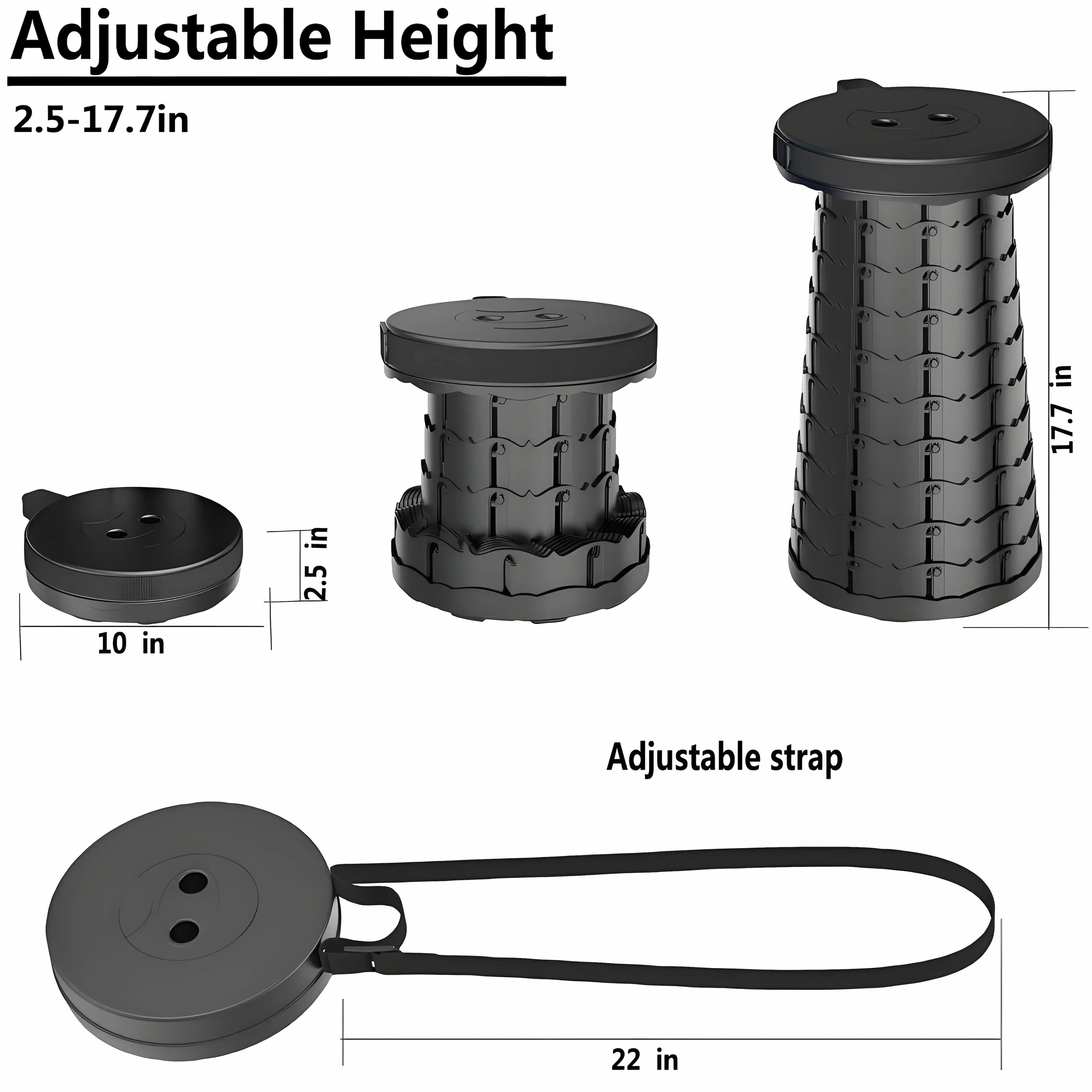 Tabouret pliant portable ultra-léger - Siège compact pour pêche, randonnée et transports