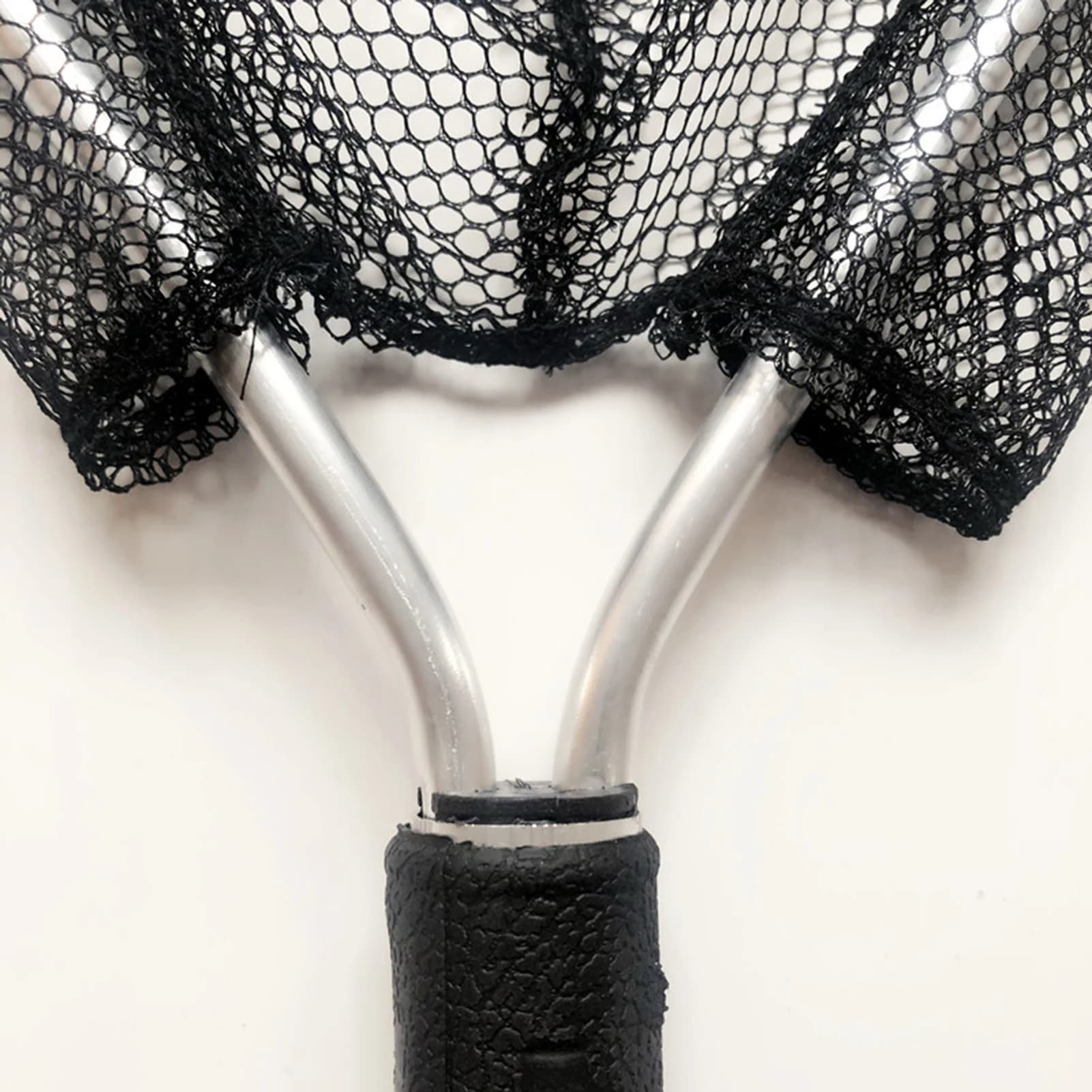 Filet de réception pêche à la mouche avec manche anti-corrosion - Maille sans nœud cadeau idéal pêcheur