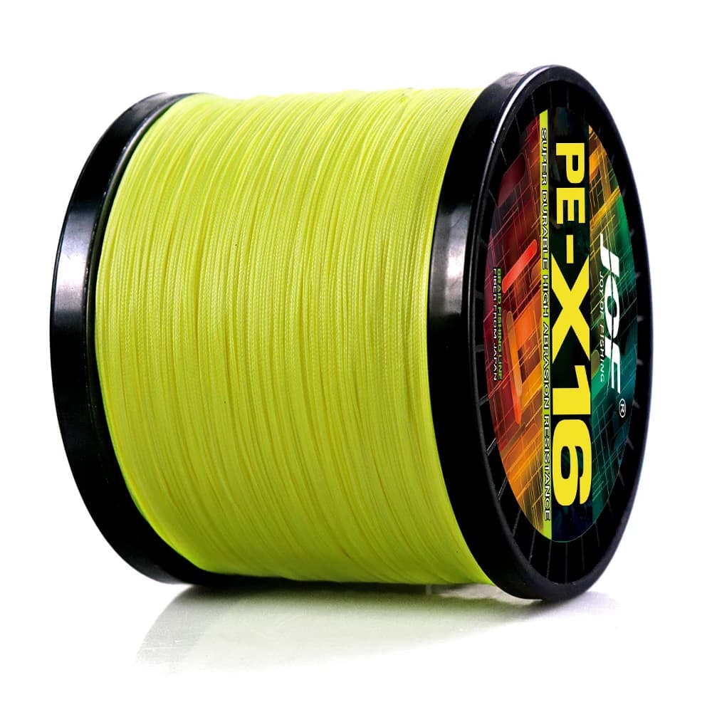 Ligne de pêche mer 16 brins PE 25-200LB pour surfcasting et roche, 100 à 1000 mètres