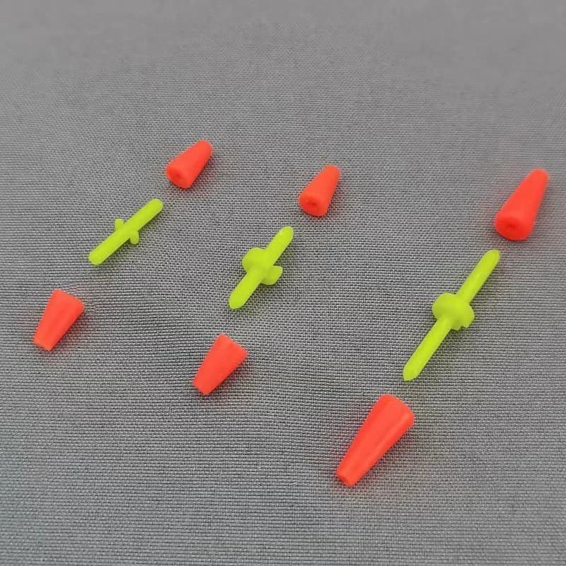 30 pièces d'anti-dérive pour flotteur de pêche en mer, stoppers pour canne à carpe et pêche rocheuse