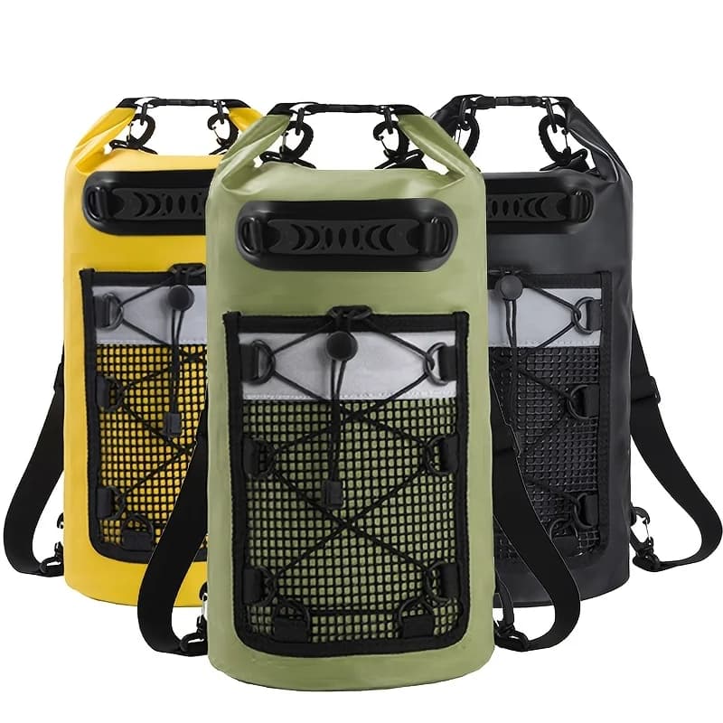 Sac à dos étanche PVC pour plongée kayak et surf - Sac de compression sec pour équipement nautique