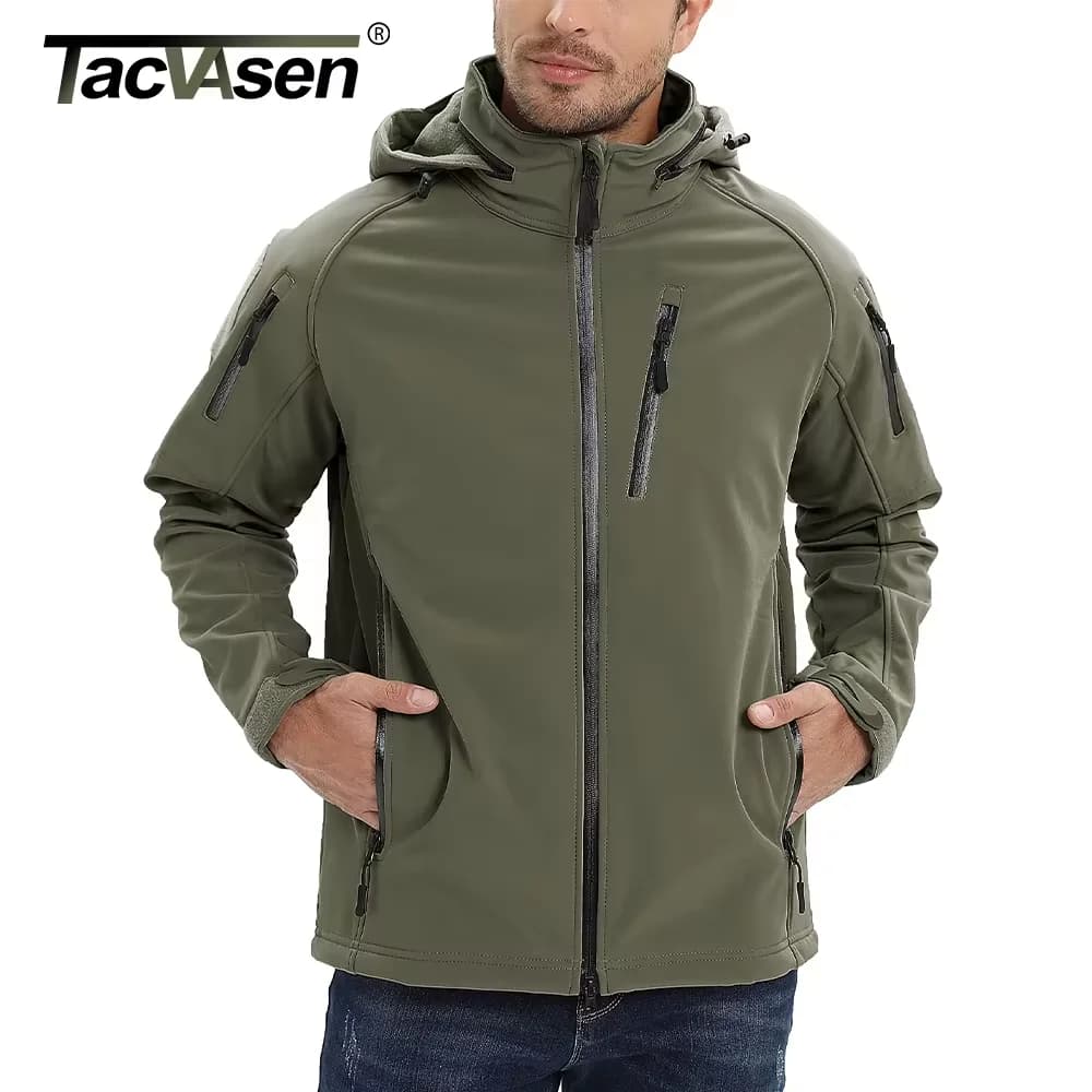 Veste hiver polaire imperméable pêche - Vêtement technique chaud avec doublure thermique