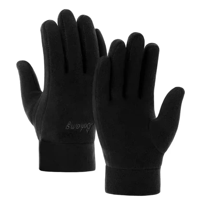 Gants hiver épais thermiques polaire pleine main résistance froid vent ski vélo hommes femmes