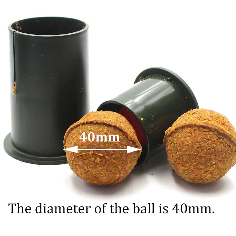 Outil fabrication bouillettes carpe 1pc moule à boules 40mm pour amorce et appâts maison