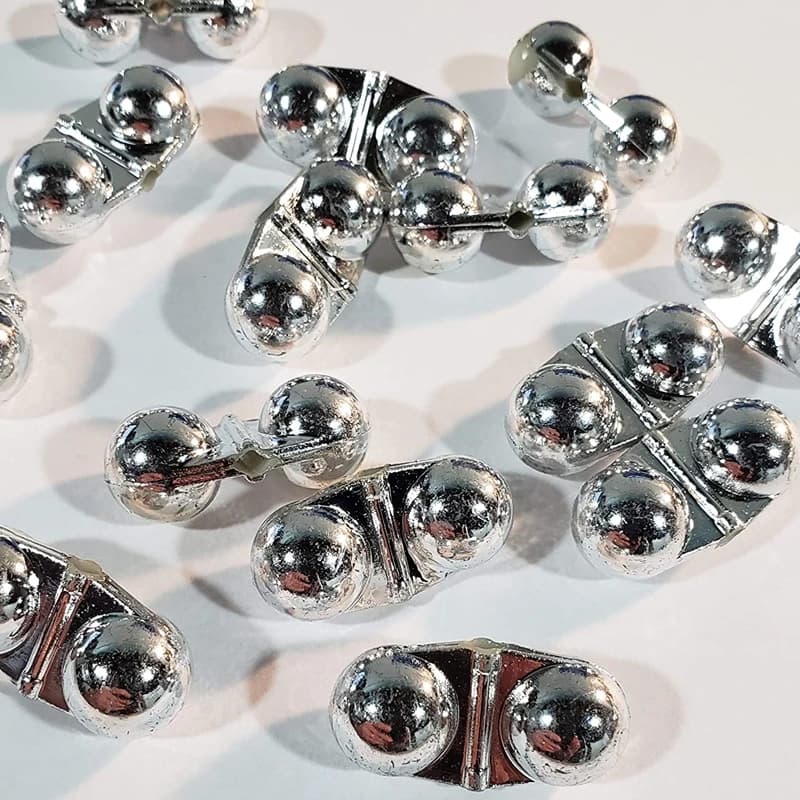 Perles attractives à grelots double pour pêche - Alarme sonore pour silure et black-bass