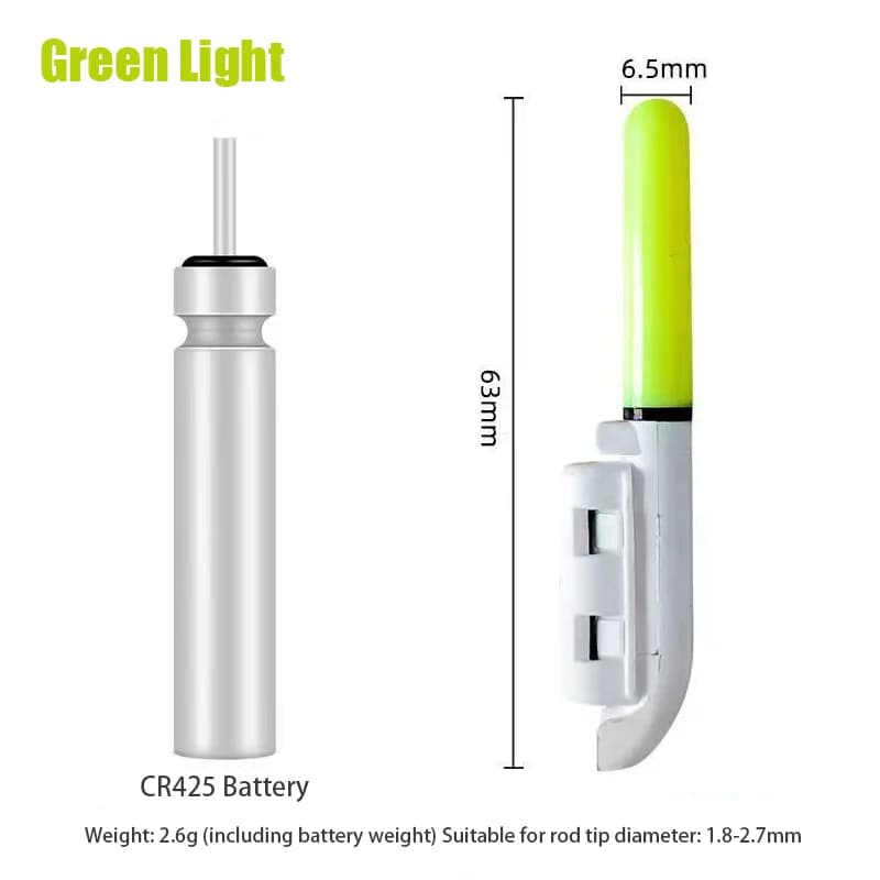 Bâton lumineux LED pour canne à pêche nocturne - Flotteur lumineux étanche pour pêche de nuit et rock fishing