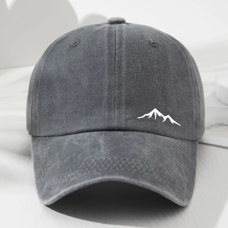Casquette baseball motif montagne voyage randonnée alpinisme protection solaire homme femme pêche