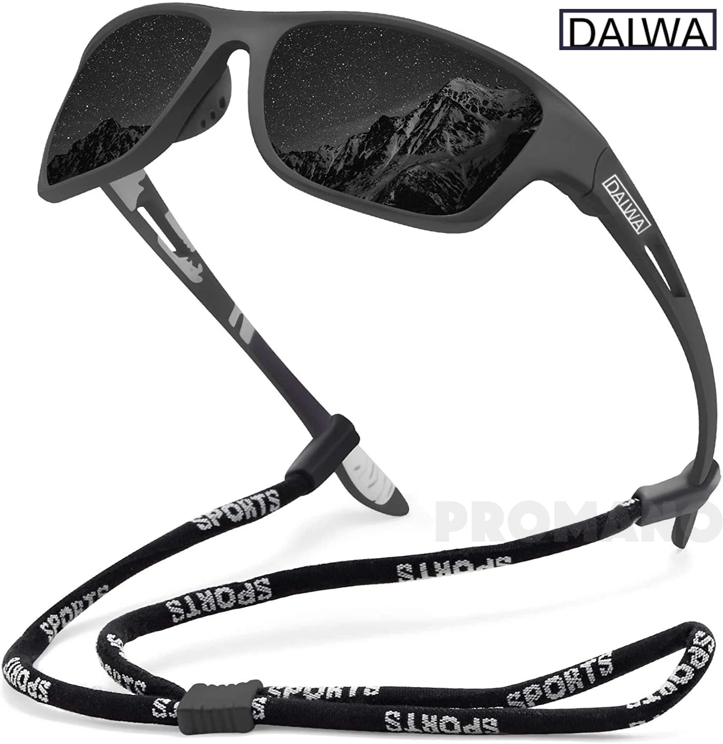 Lunettes de pêche polarisées Dalwa UV400 - Verres teintés conduite homme randonnée classique pêche mer