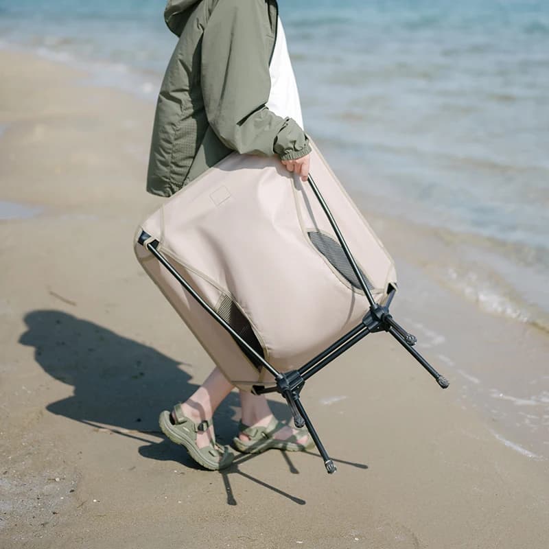 Chaise pliante pêche ultralégère Naturehike L01 - Fauteuil lune confortable pour camping et voyage