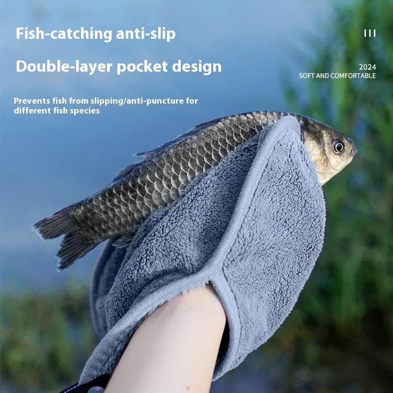 Serviette de pêche ultra-sèche en microfibre pour séchage rapide et nettoyage des cannes
