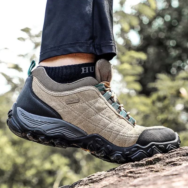 Chaussures randonnée homme luxe hiver - Sneakers trekking cuir outdoor sport travail design premium