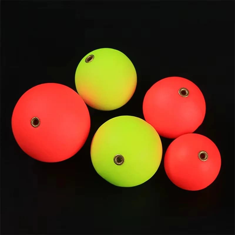 10 billes flottantes en EPS pour pêche, 15 à 36mm, appâts visibles et durables, lot de 10