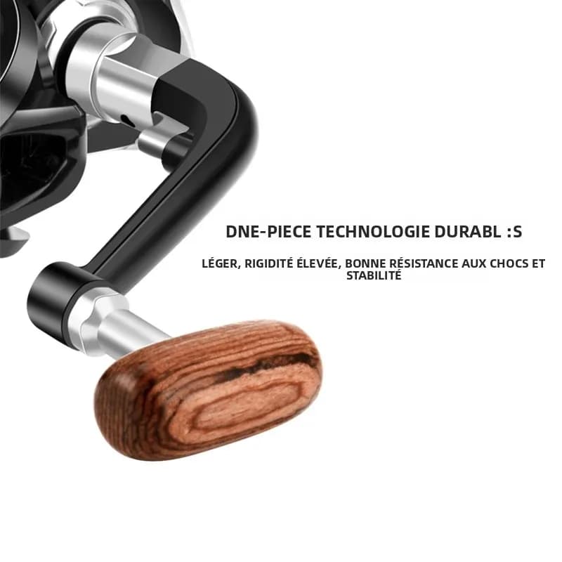 Moulinet spinning ultraléger Huidiao 150g 5.2:1 pour pêche fine truite et ice fishing avec bobine métal