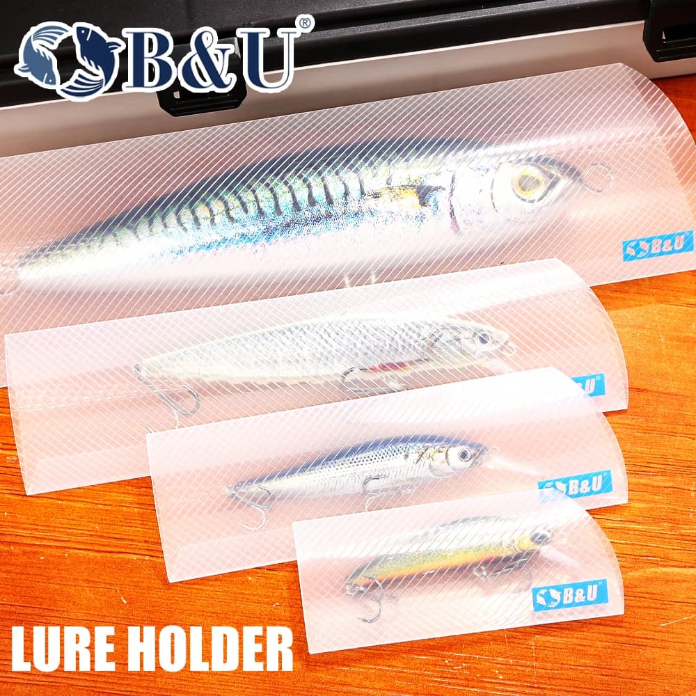 Sacs de rangement leurres B&U pour pêche eau douce et mer - Multiples formats pour leurres durs et souples