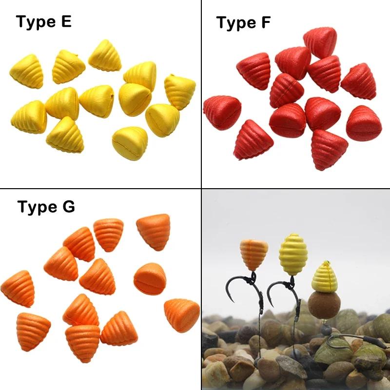 12 appâts flottants pop-up pour carpe - 7 types de chrysalides de ver à soie en forme de tour