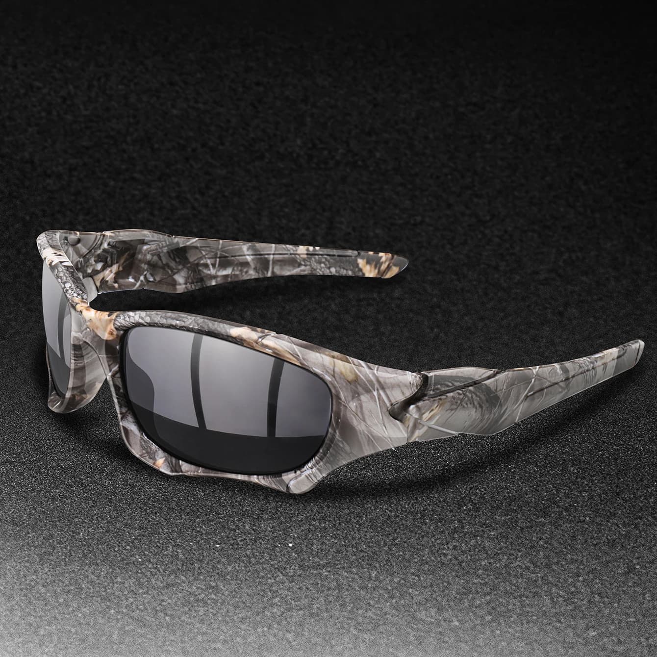Lunettes de soleil polarisées camouflage pour pêche et outdoor - protection UV maximale pour hommes et femmes