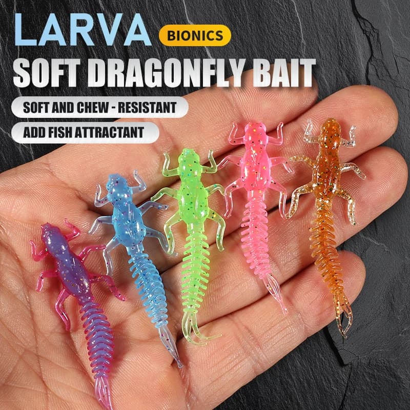 Leurres souples Reach 6cm/5cm flottants - Vers silicone pour pêche en eau douce et leurres nageurs