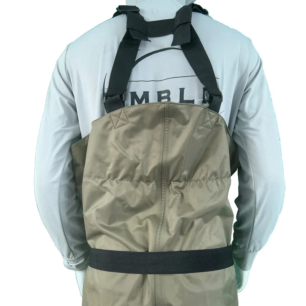Waders de pêche étanches respirants avec bottes intégrées pour la pêche à la mouche et la chasse