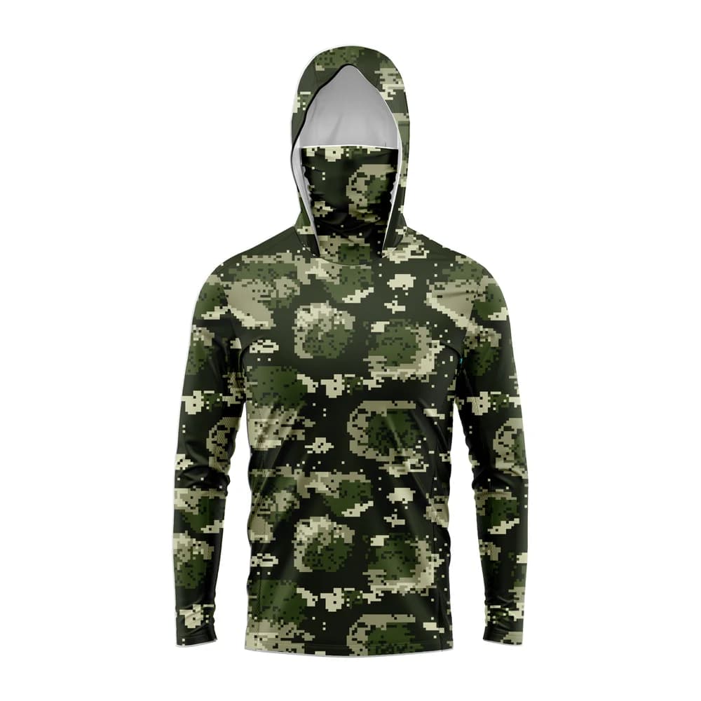 Chemise de pêche homme manches longues UV protection t-shirt technique vêtement pêcheur durable