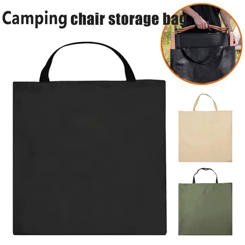 Sac de rangement pour chaise de camping pliable 2 tailles 3 couleurs étanche robuste transport extérieur