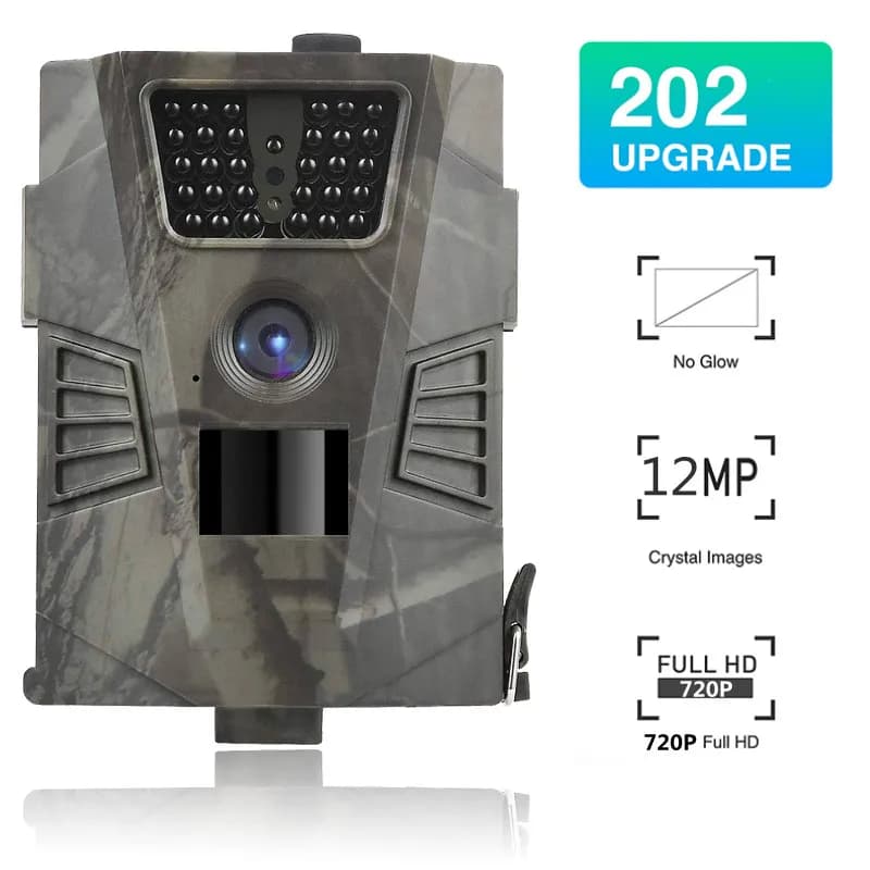 Caméra trail 12MP 1080P étanche IP65 pour observation faune chasse pistage animaux sauvages