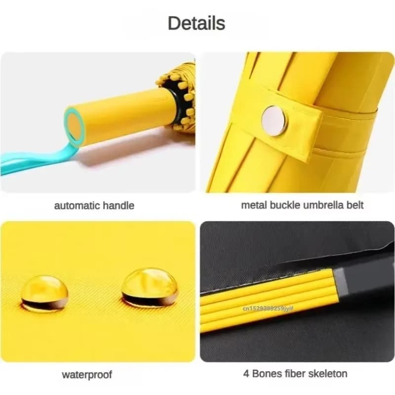 Parapluie automatique anti-vent renforcé 72 côtes pour hommes et femmes protection pluie et soleil grande taille