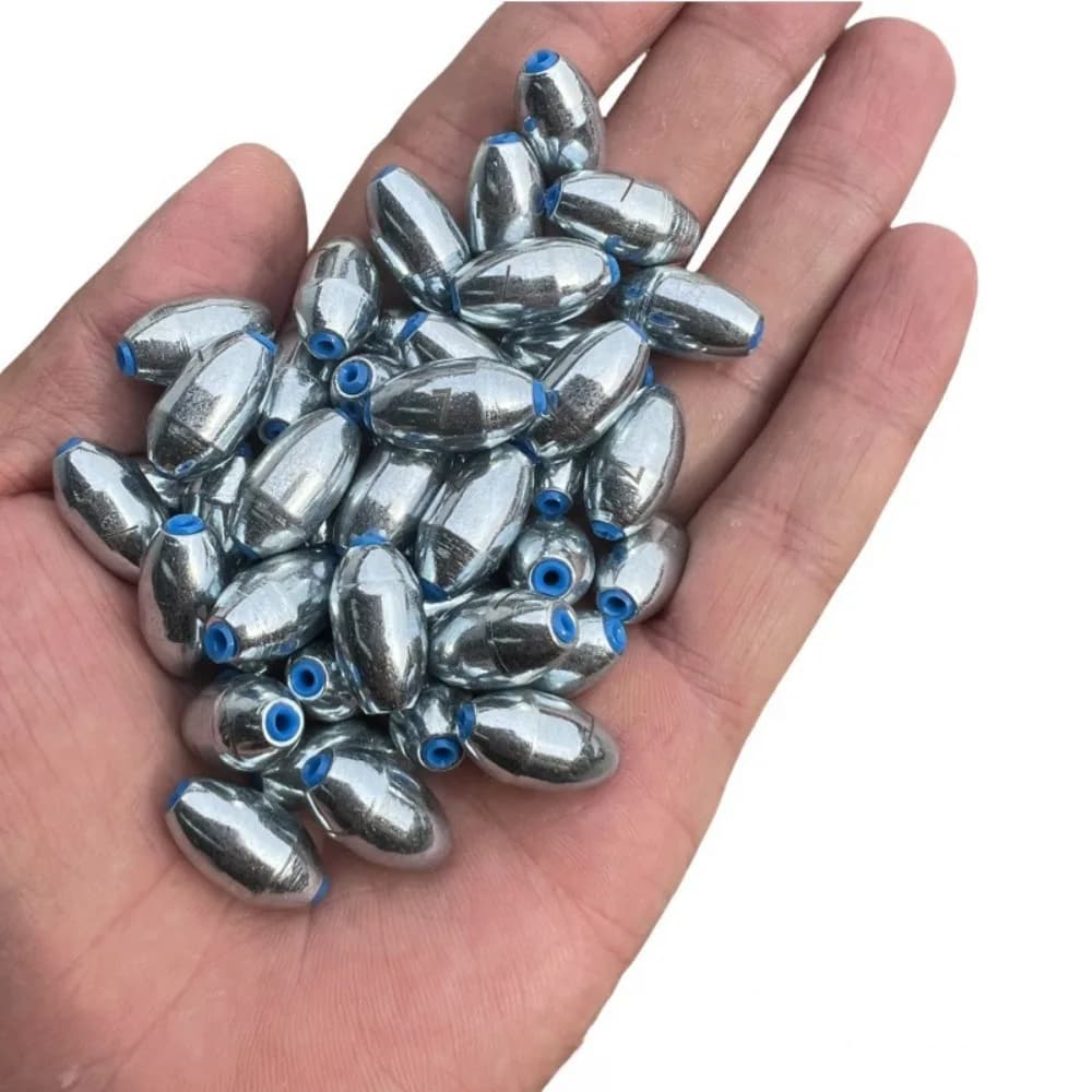 Plombs de pêche creux alliage acier carbone 20 pièces 3g à 10g - Poids appâts leurres