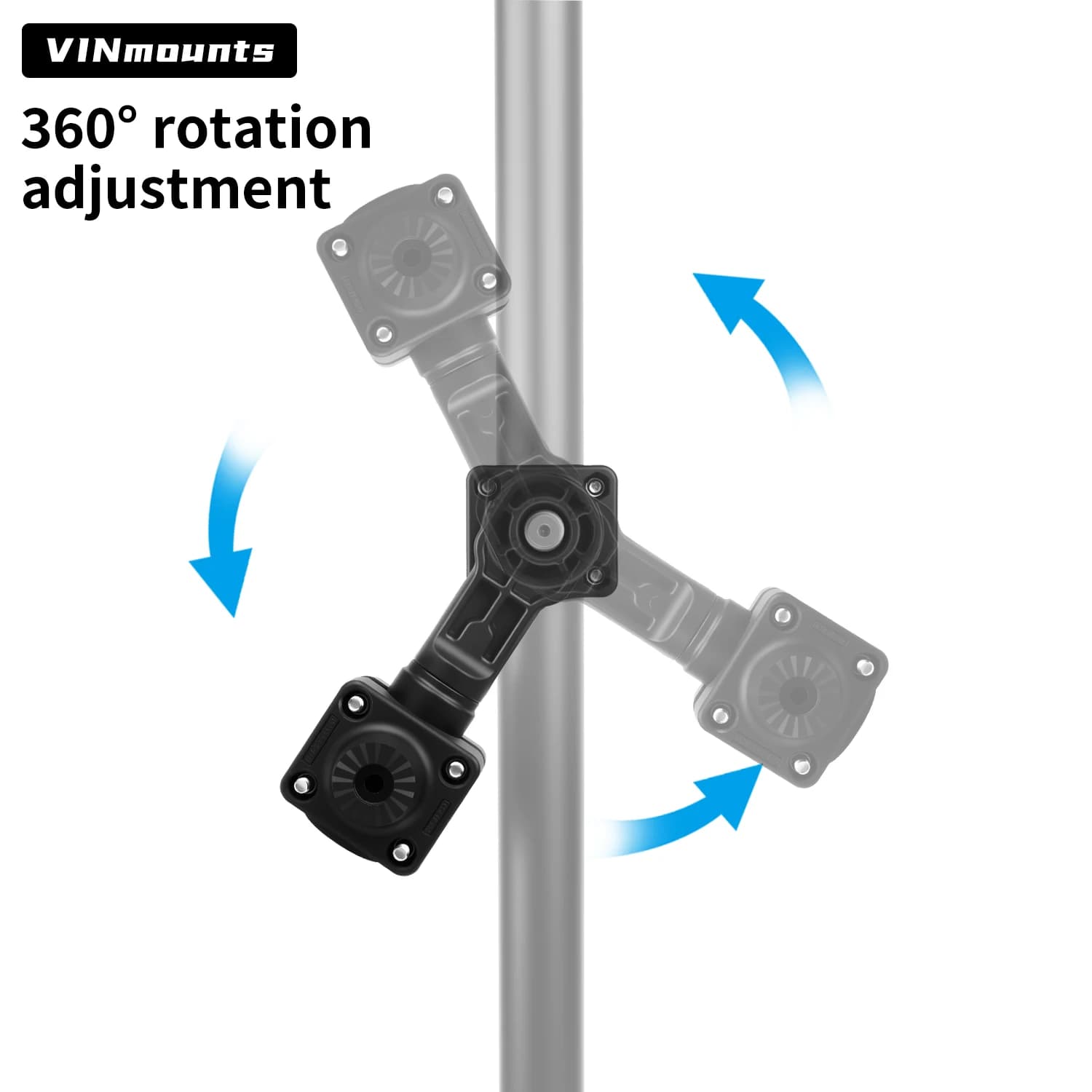 Support 0 degré perspective pour sonar LOWRANCE ActiveTarget 2 - Support capteur multi-mode VINmounts