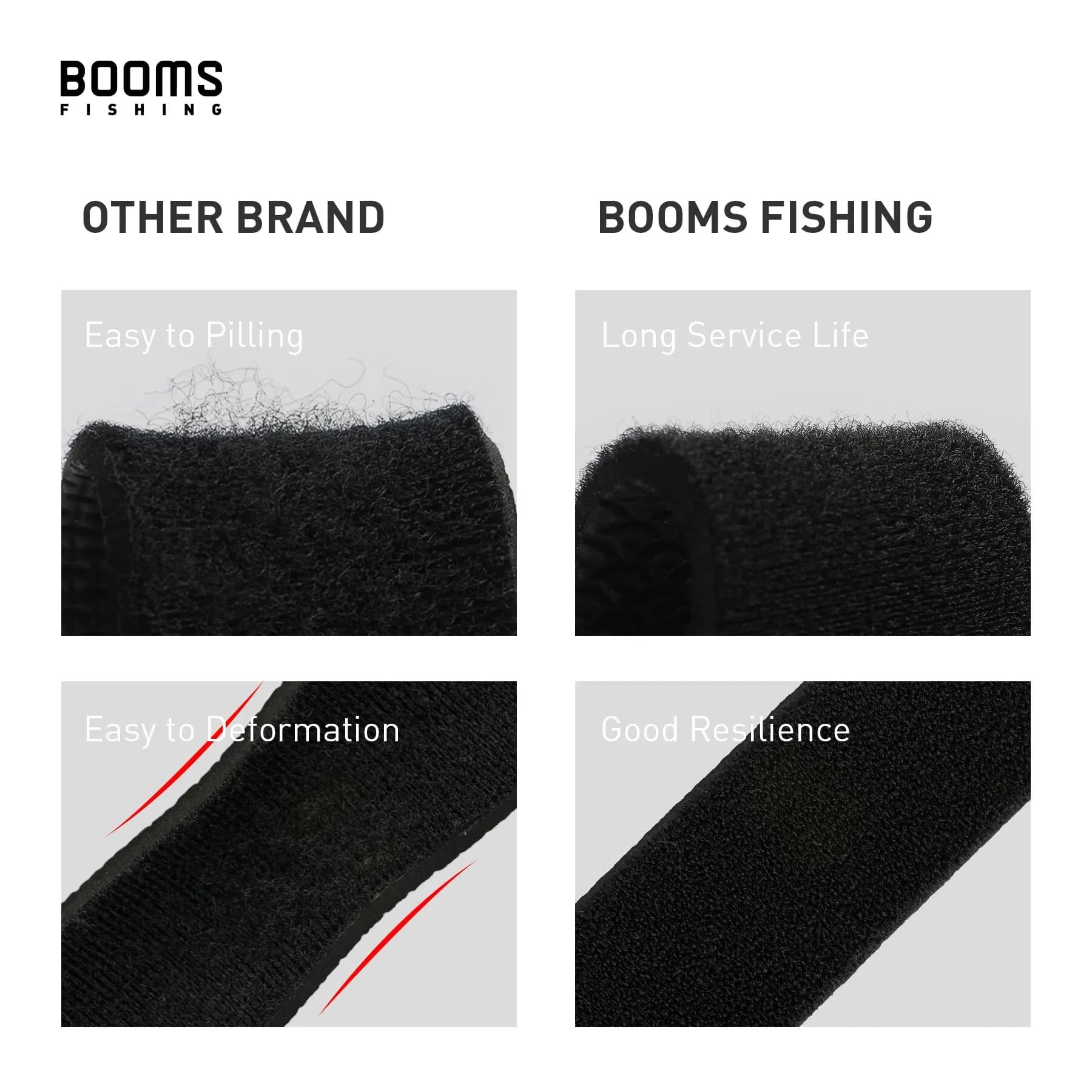 Booms Fishing RS3 Lure Fishing Rod Holder Belt Strap With Rod Tie Suspenders Wra
