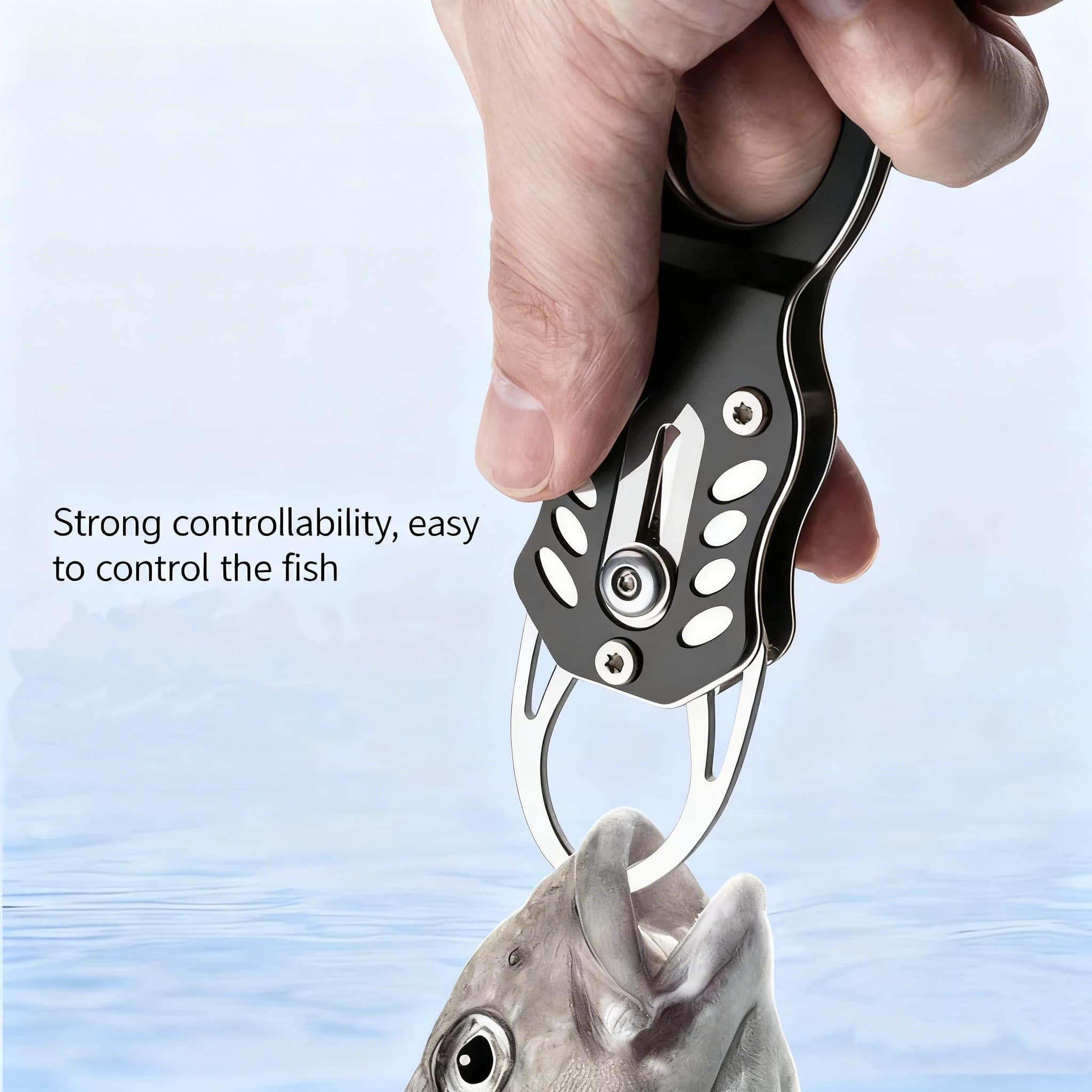 Pinces de pêche multifonctions en acier inoxydable, outil portable pour leurres et manipulation des carnassiers