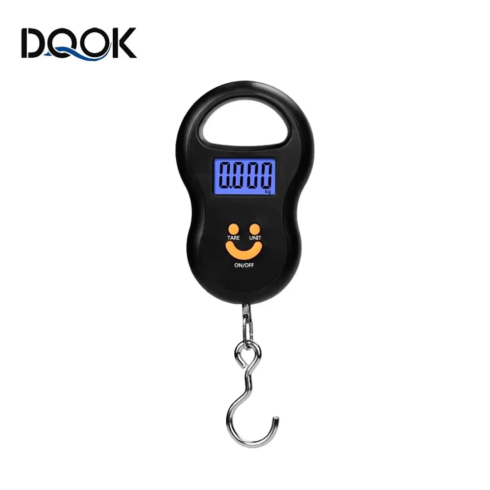 Balance électronique 50kg polyvalente - Pêche, cuisine, voyage avec écran LCD rétroéclairé portable