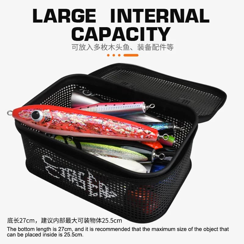 Sac à leurres TEASER BK099 255g - Poche de pêche étanche multifonction pour jigging métallique