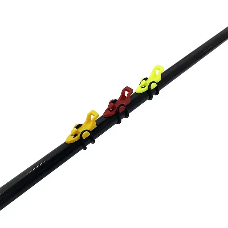 Porte-hameçons de pêche avec élastiques - Support pour leurres et appâts 3 tailles