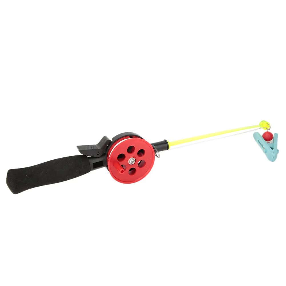 Kit 2 cannes pêche crabe avec pince crevettes - Accessoires pêche glace pour appâts crustacés