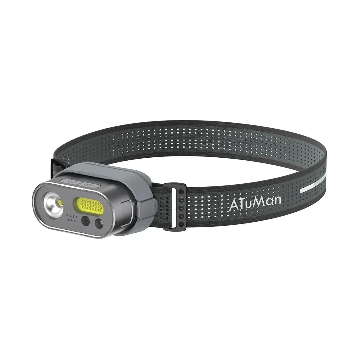 Lampe frontale multifonction ATuMan DUKA MH1 rechargeable USB avec détecteur de mouvement pour pêche