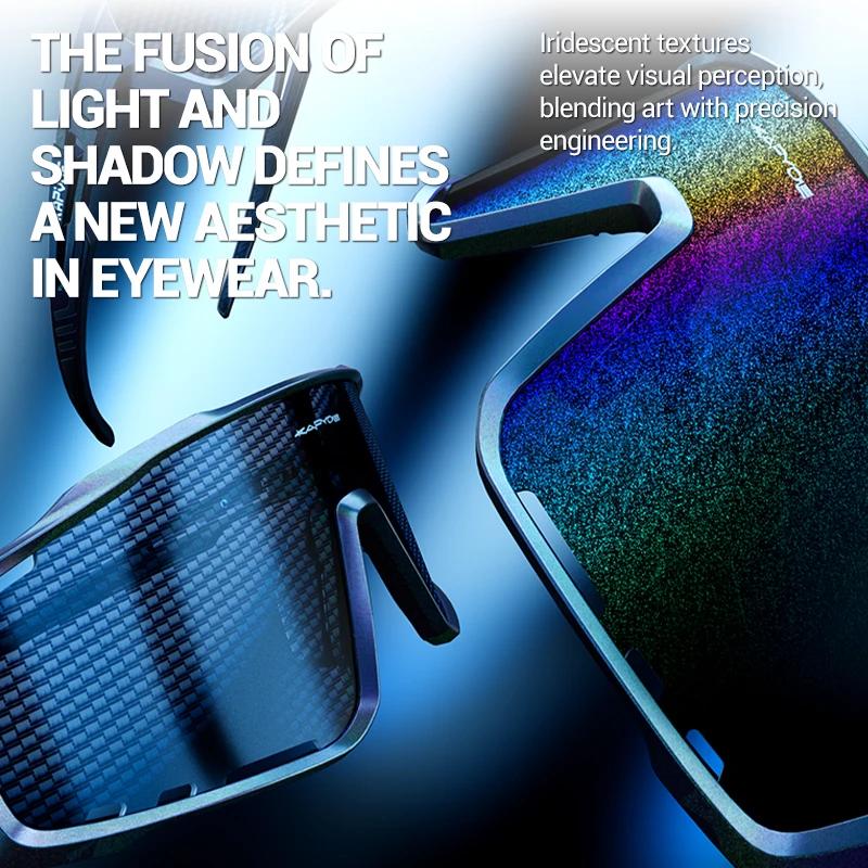 Lunettes vélo KAPVOE à lentilles nano - Technologie avancée pour pêcheurs, protection UV400 maximale