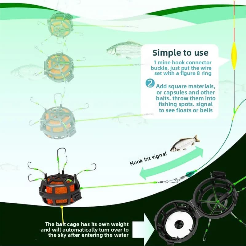 Hameçons et montages pour pêche du silure et pêche mer tous niveaux outils pêche multifonctions