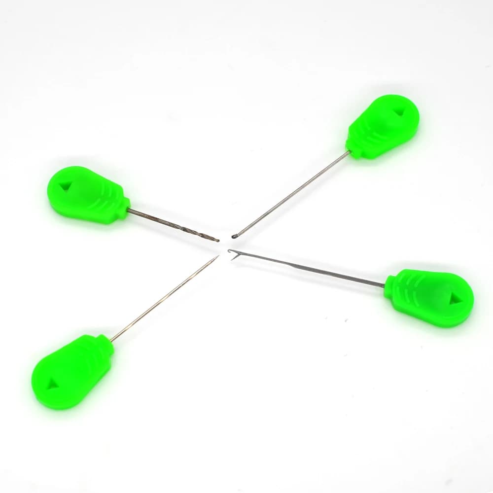 Kit outils Topranc pour montages carpe - Aiguille, perce-appât et accessoires hair rigs professionnels