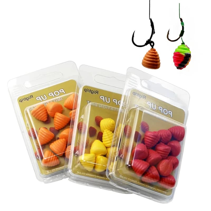 8 perles flottantes pour bouillettes carpe - accessoires flotteurs appâts pupes vers à soie pêche