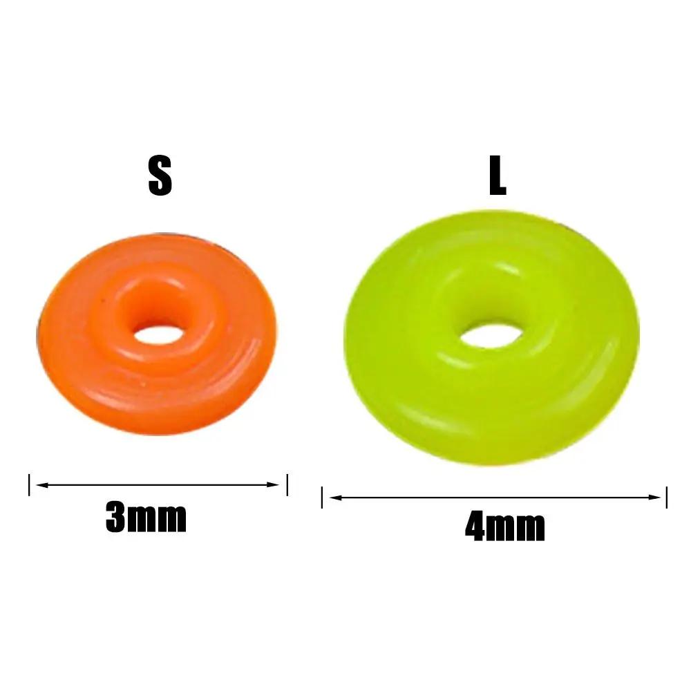 100 perles stopper demi-rondes pour pêche en mer - Beads flottants rouges 3/4mm accessoires