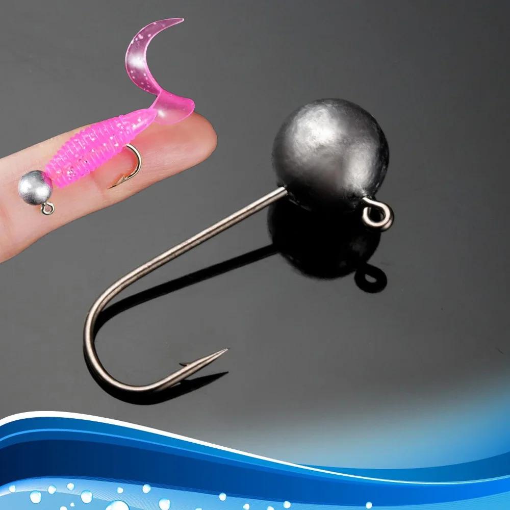 Kit hameçons métal jig head 1g à 10g pour pêche au leurre souple - Ned rig, truite, perche
