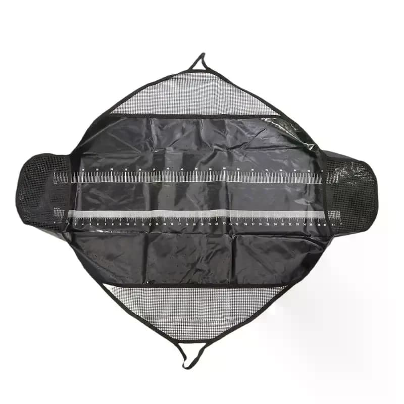 Sangle de pesée pliable pour poissons avec échelle numérique et tapis de protection - Matériel pêche