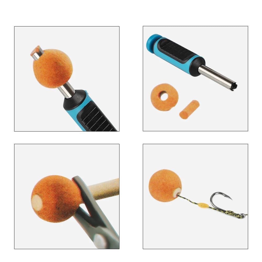 Foreuse à appâts pour bouillettes carp fishing 5mm et 7mm - Outil de pêche au carp W.P.E