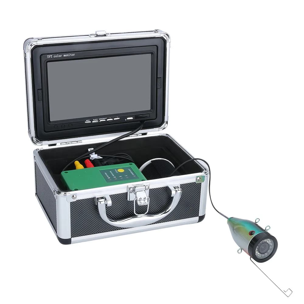Caméra pêcheur sous-marin Gamwater 7" AHD 1080P - Pour pêche glace/mer/rivière 15-30m