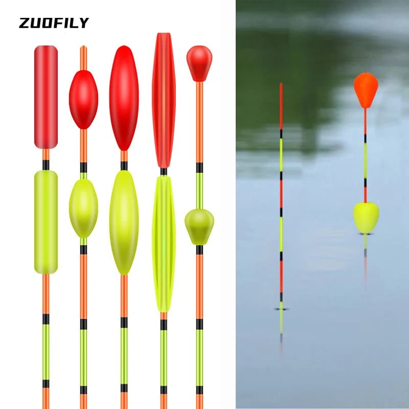 20 queues flottantes haricot visuelles sensibles - Transmetteur signal pêche flotteur épaissi
