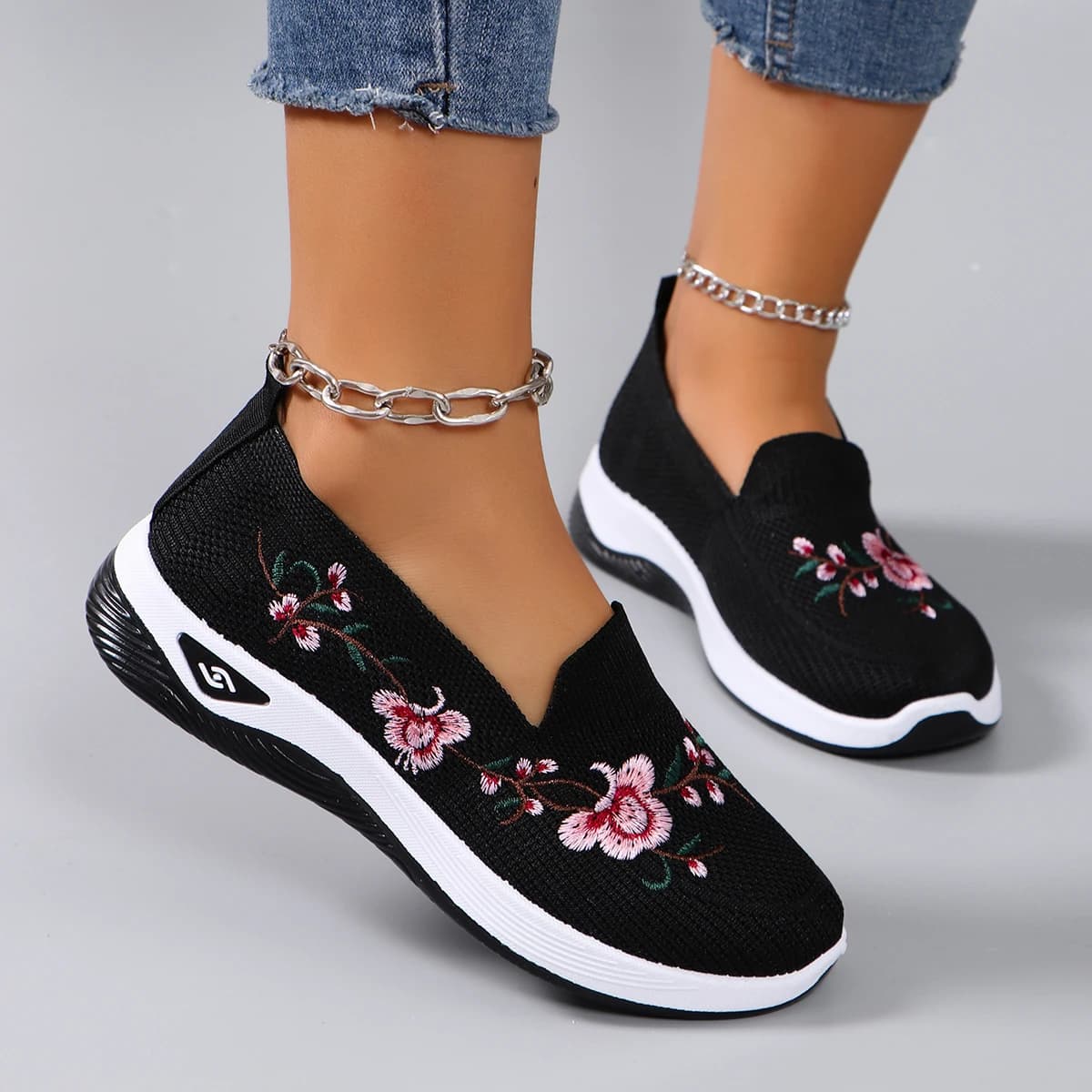 Chaussures sport femme printemps automne légères antidérapantes résistantes pêche casual confortables