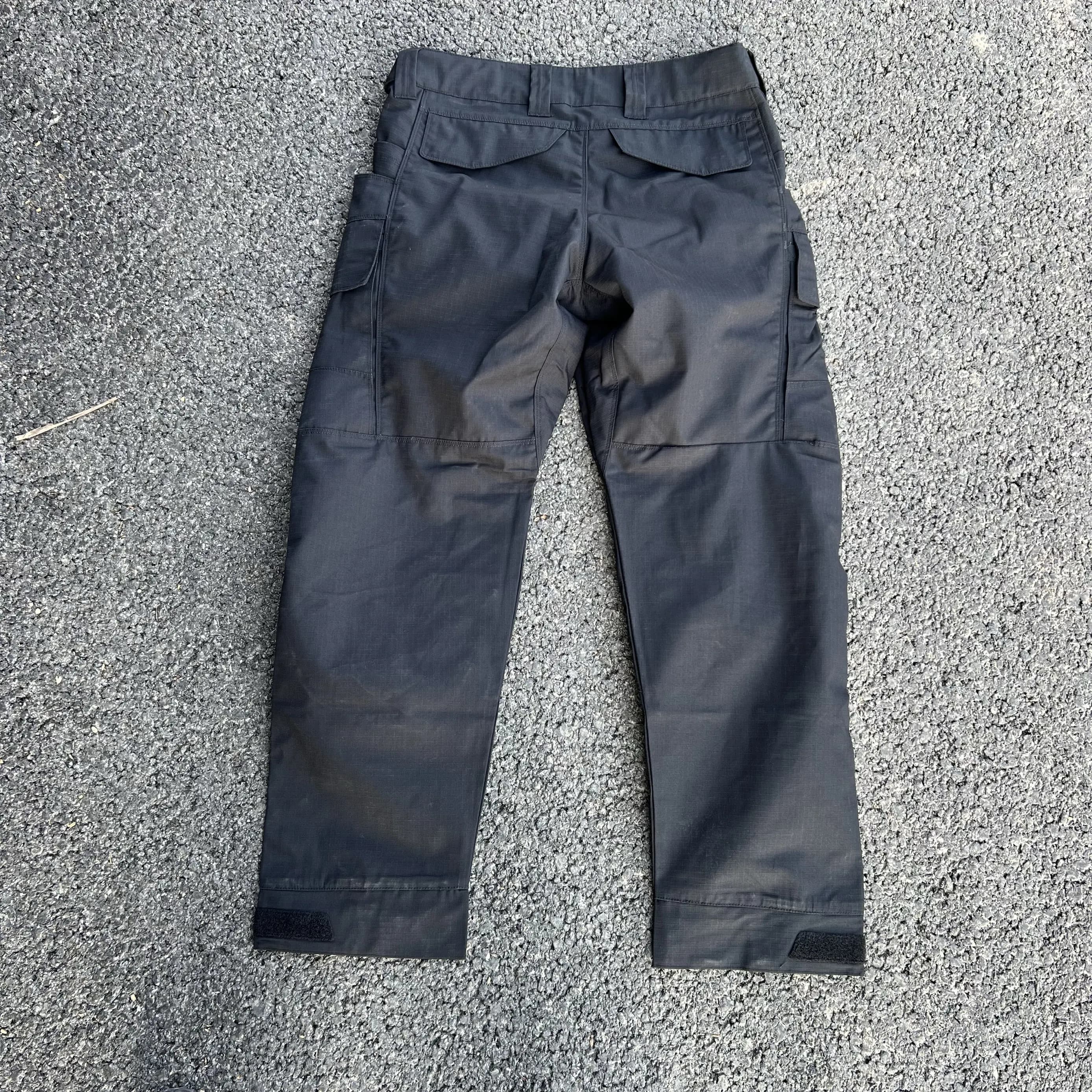 Pantalon tactique noir Tom résistant déchirures - Entraînement pêche sport outdoor AR training