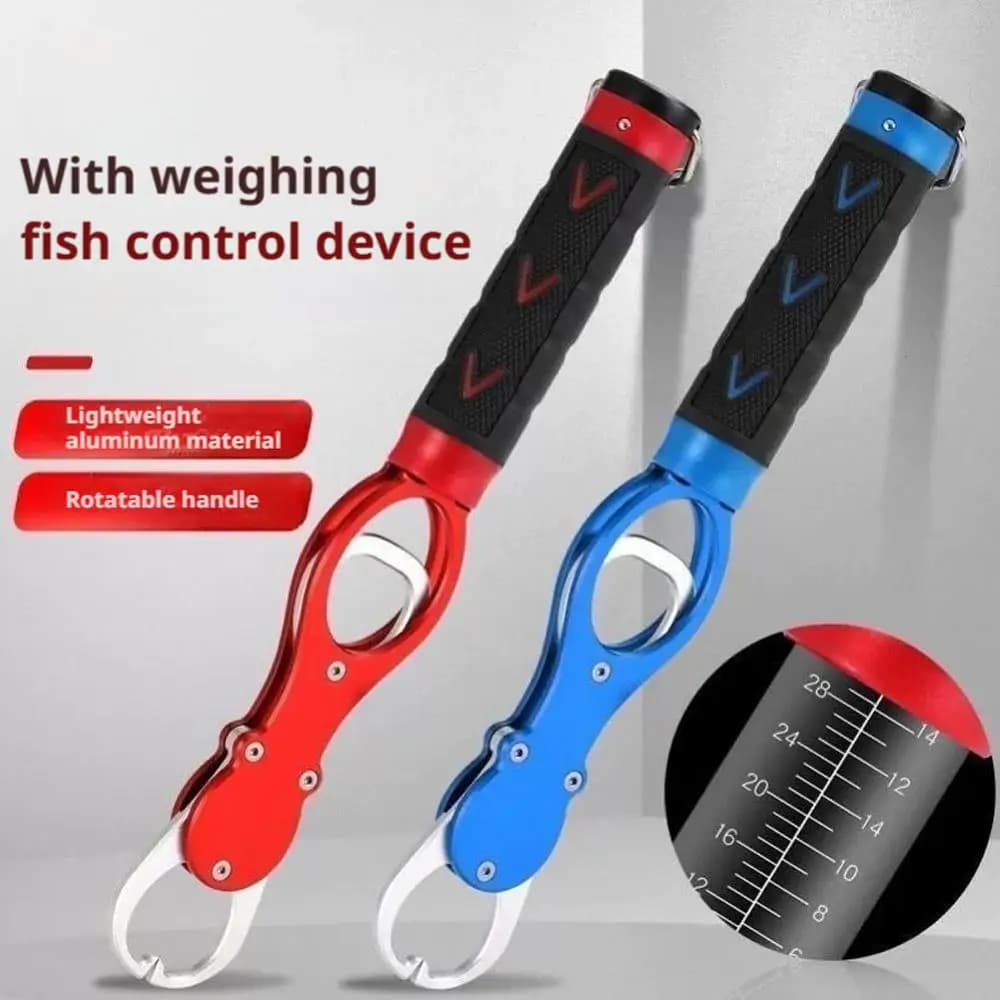 Pince à prise pour poisson grip aluminium avec balance pêche plombée accessoire portable