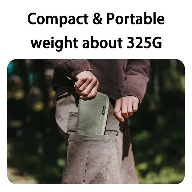 Tabouret de pêche compact Naturehike aluminium 7075 - Ultra-léger pour pêche mobile et randonnée